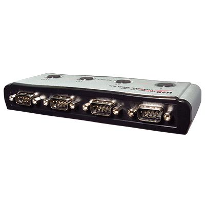 USB to 4 Port RS232 Serial Adapter DB9 FTDI Chipset