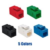 Cat.5E RJ45 Inline Coupler with Keystone Latch, Female-Female